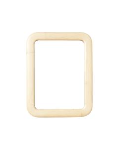 Spruce Bend Framed Wall Mirror - Cream