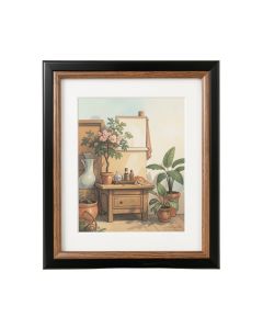 Calter 6 Piece Framed Art Set - Picture Frame Graphic Art Print Set On Paper