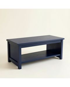Vale Arc Indoor Bench - Navy (synthetic illustration; no displayed measurements)