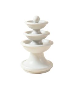 Grecian Acrylic 3 Tier Floating Pool Fountain