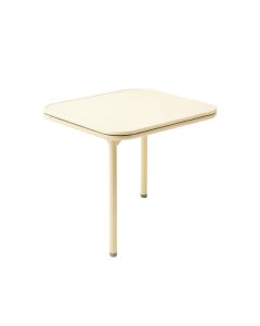 Reed Branch Compact Balcony Table - Ivory (synthetic illustration; no displayed measurements)