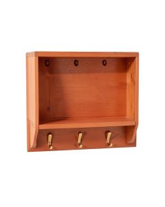 Glen Bridge Wall-Mounted Entryway Organizer Shelf - Terracotta