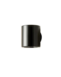 Cedar Bend Wall Sconce Mounted On A Plain Wall - Black (synthetic illustration; no displayed measurements)