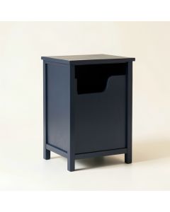 Pine Bridge Freestanding Pull-Out Hamper Cabinet - Navy (synthetic illustration; no displayed measurements)