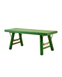 Cedar Crest Indoor Bench - Green (synthetic illustration; no displayed measurements)