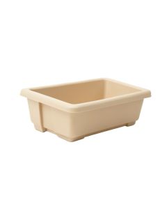 Wren Bridge Empty Railing Planter With Integral Brackets - Beige (synthetic illustration; no displayed measurements)