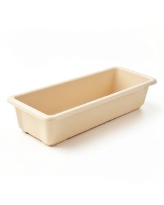 Stone Bluff Empty Railing Planter With Integral Brackets - Beige (synthetic illustration; no displayed measurements)