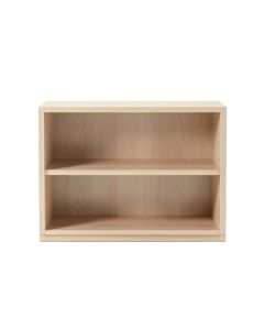 Fern Bend Low Bookcase - Beige