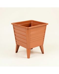 Cliff Bend Empty Raised Planter - Terracotta (synthetic illustration; no displayed measurements)