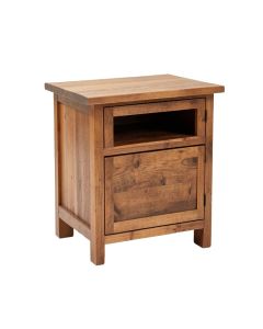 Alianna Solid Wood End Table With Storage
