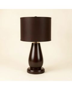 Coachella 23 '' Dark Brown Table Lamp (synthetic illustration; no displayed measurements)