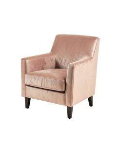 Tower Place Upholstered Arm Chair In Rose-Gold