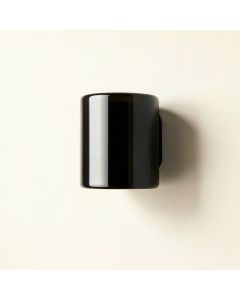 Slate Brook Wall Sconce Mounted On A Plain Wall - Black (synthetic illustration; no displayed measurements)