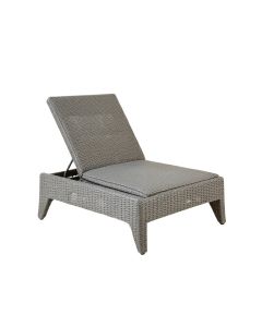 Elm Bend Outdoor Lounge Chair - Gray (synthetic illustration; no displayed measurements)