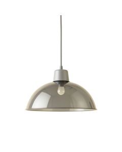 Stone Crossing Pendant Light Suspended From One Plain Cable - Gray