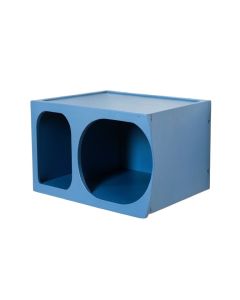 Stone Brook Wall-Mounted Cat Perch - Blue