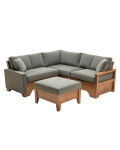 Aisling 98.75 '' Wide Right Hand Facing Modular Corner Sectional With Ottoman