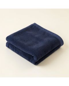 Willow Crest Bath Towel - Navy (synthetic illustration; no displayed measurements)