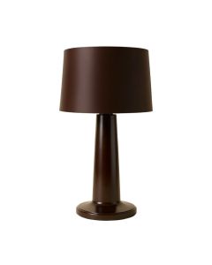 23 '' Dark Brown Table Lamp (synthetic illustration; no displayed measurements)