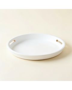 Maple Bend Serving Tray - White (synthetic illustration; no displayed measurements)