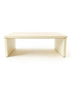 Flint Field Desktop Monitor Riser - Cream (synthetic illustration; no displayed measurements)