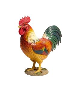 Pretty Poultry Rooster Statue
