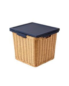 Ash Brook Laundry Hamper - Navy
