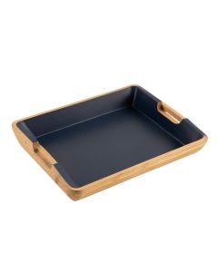 Rowan Bend Serving Tray - Navy (synthetic illustration; no displayed measurements)