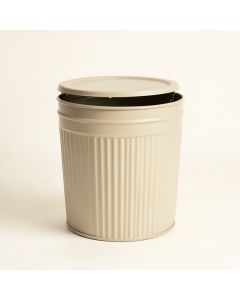 Oak Bend Closed Garden Compost Bin - Beige (synthetic illustration; no displayed measurements)