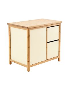 Sage Branch Freestanding Laundry Folding Counter - Cream (synthetic illustration; no displayed measurements)