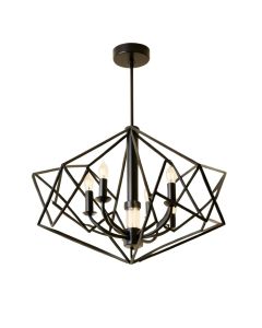 Mcginty 6 - Light Unique / Statement Geometric Chandelier