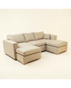Liguria 146.5 '' Wide Reversible Modular Sofa & Chaise (synthetic illustration; no displayed measurements)