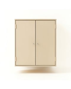 Ash Canyon Wall-Mounted Laundry Cabinet - Beige (synthetic illustration; no displayed measurements)