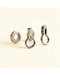 Cinch Spring Shower Curtain Hooks (synthetic illustration; no displayed measurements)