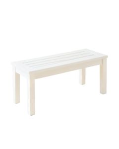 Lake Canyon Indoor Bench - White (synthetic illustration; no displayed measurements)