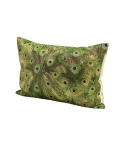 Peacock Lumbar Pillow