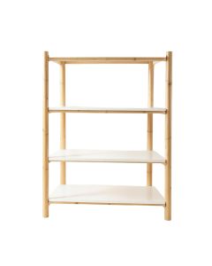 Brook Crest Empty Seed-Starting Shelving Unit Without Lights - White