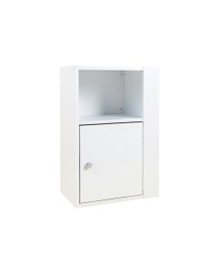Willow Arc Wall-Mounted Entry Cabinet - White