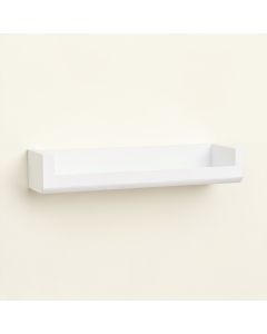 Olive Bluff Wall-Mounted Shelf - White (synthetic illustration; no displayed measurements)