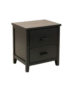 Abarca 2 - Drawer Nightstand In Black (synthetic illustration; no displayed measurements)