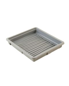 Moss Crossing Empty Under-Desk Cable Tray - Gray (synthetic illustration; no displayed measurements)