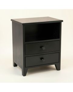 Bay Dell Nightstand - Black (synthetic illustration; no displayed measurements)