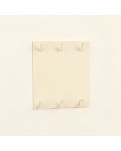 Dune Canyon Empty Wall-Mounted Tool Organizer Panel - Ivory (synthetic illustration; no displayed measurements)