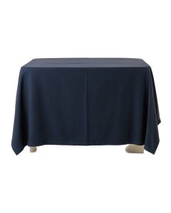 Dune Brook Flat Bed Sheet - Navy (synthetic illustration; no displayed measurements)
