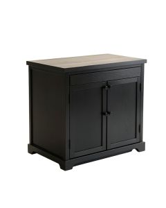 Oak Canyon Freestanding Laundry Folding Counter - Black