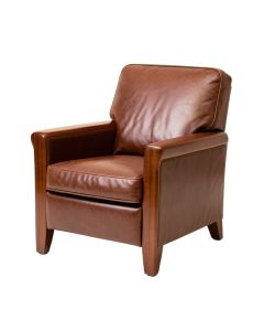 Kirksville 29 '' Wide Genuine Leather Armchair (synthetic illustration; no displayed measurements)