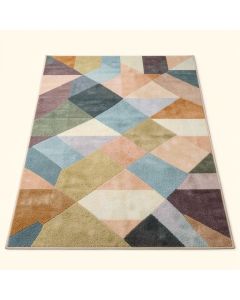 Bien Geometric Multicolor Area Rug (synthetic illustration; no displayed measurements)