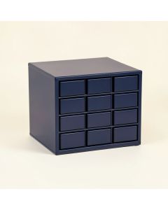 Rowan Canyon Small-Parts Storage Drawer Cabinet - Navy (synthetic illustration; no displayed measurements)