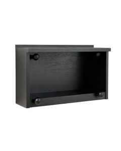 Clay Bridge Wall-Mounted Entryway Organizer Shelf - Black