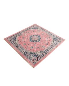Brannan Shag Pink/Blue Area Rug